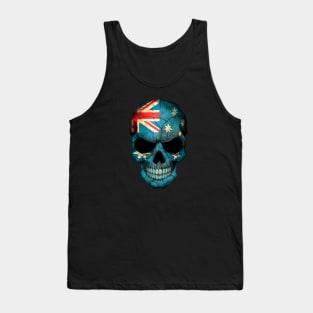 Australian Flag Skull Tank Top